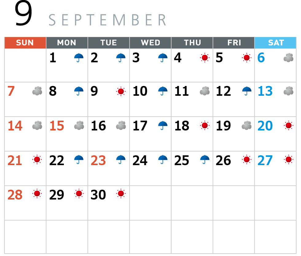 9月